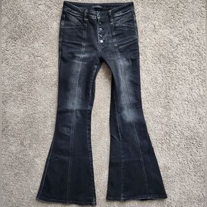 Flying Monkey Super Flare Black Jeans Size 26